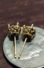 Helzberg Earring Settings in 10K Yellow Gold & Garnets