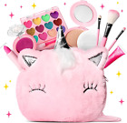 Kids Real Makeup Kit for Little Girls with Umicorn Bag - Real, Non Toxic, Washab