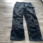 VTG USA Carhartt B01 BLK Double Knee Pants (32x29) Distressed Faded Fray