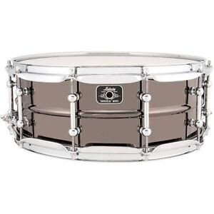 Ludwig Universal Series Black Brass Snare Drum with Chrome Hardware 14 x 5.5 in.