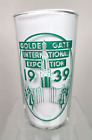 Tower Sun Drinking Glass GGIE Golden Gate International Expo 1939 SF Worlds Fair