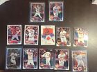 2023 Topps Chrome Update Angels Refractor Card Lot (12) Cards)