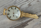 New ListingVintage Brass Desk Thermometer Antique Key Shape Made in France