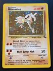 Pokémon TCG Hitmonlee Fossil 7/62 Holo Unlimited Holo Rare LP