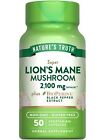 Lions Mane Mushroom Supplement | 2100mg | 50 Capsules | Plus BioPerine | Vege...