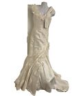 NWT Ian Stuart Ivory Silk Waikiki Wedding Gown $4k Size 10. FREE Ship LOW PRICE!