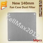 10pcs 140mm Computer PC Dustproof Cooler Fan Case Cover Dust PVC Filter Mesh