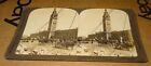Wasson Stereoview San Francisco Earthquake Ferry Building Clock Tower