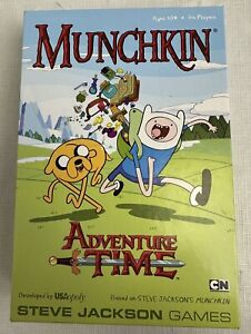 Munchkin Adventure Time, COMPLETE with sealed card decks Steve Jackson 2014