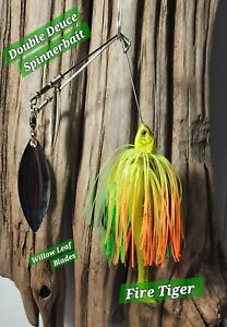 1/2 oz Double Deuce Spinnerbaits(Fire Tiger)