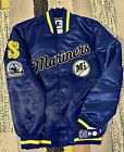 STARTER Seattle Mariners Size Large L Jacket Quilt Lined Side Patch NEW MLB