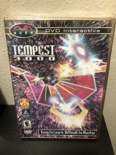 Tempest 3000 Samsung NUON DVD, 2000 Brand New Sealed Gold Case RARE Game NISP