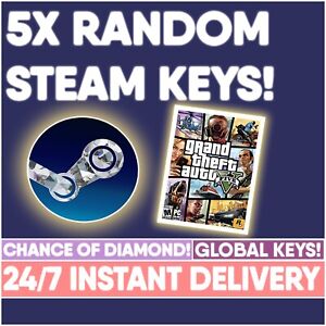 x5 Steam Keys Premium Video Game FAST Delivery Region Free Key PC 🔑
