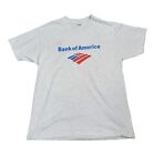 Vintage Bank of America T-Shirt Men's Size Large L 42-44 Hanes Beefy-T