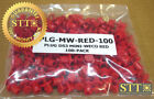 PLG-MW-RED TELECT PLUG DS3 MINI-WECO RED 100-PACK