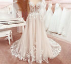 Plus Size Wedding Dress Sweetheart Appliques Lace A Line Bridal Gown Court Train