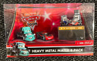 Disney Pixar CARS Toon HEAVY METAL MATER 4-PACK set NIB w/Rock & Eddie, McQueen