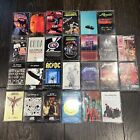 Lot of 26 Metal Rock Band Cassette Tapes - Metallica Poison Acdc Cramps Cannibal