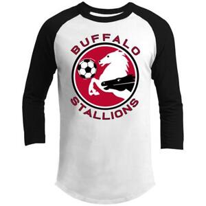 Buffalo Stallions Raglan Shirt Franchise MISL Soccer