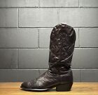 Texas Black Leather Western Cowboy Boots 7003 Men’s 10.5 D