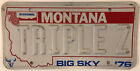 Centennial ERROR vanity TRIPLE Z license plate   ODDBALL Cowboy Ranch Zero