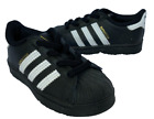 Adidas Superstar Toddler Shoes-Core Black/Cloud White (Boys or Girls Size 7)