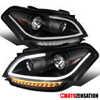Fit 2010-2011 Kia Soul Black Projector Headlights LED Bar Lamps Left+Right 10-11 (For: 2010 Kia Soul)