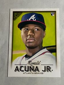 2018 Topps Gallery Ronald Acuna Jr Rookie RC #140 Braves