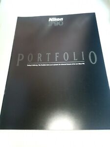 Original Nikon F90 N90 Portfolio English Brochure Printed in Japan No Reserve!!!