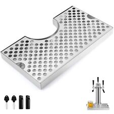 Kegerator Drip Tray Stainless Steel Beer Drip Tray Bar Drip Trays for Kegerat...