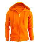 Men's Heavyweight Zip Up Hoodie Jacket Cotton Full Zipper Hooded Sweatshirt Warm