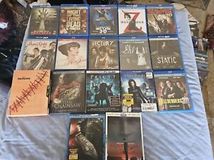 3d horror blu ray lot Texas Chainsaw 3d Frankenstein 3d 17 Total 3d Blu-rays OOP
