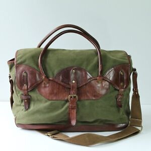 Rugby Ralph Lauren Canvas and Leather Weekender Bag