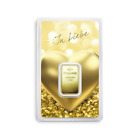 5 gram Gold Bar - Degussa - 999.9 Fine in Assay In Love