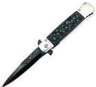 EDC Stiletto Spring Open Assisted Tactical Folding Pocket Knife