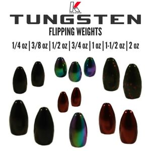 Tungsten Flipping Weights-Bullet Weights-Worm Weights