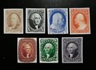 US Stamps Sc #1-17 1847-1857 Imperforate Collection Stamp Replica Set