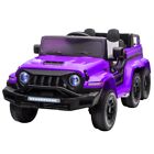 Kids Car 24V Ride on Toy 6WD Power Wheels Truck with Parental Remote Control MP3