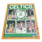RARE 1988 NBA Starline BOSTON CELTICS 16x20 Framed Poster - Larry Bird & Team