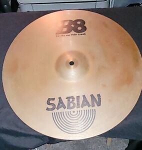 Sabian 16” B8 Thin Crash Cymbal. Great Condition. Pre-Owned/Sounds Great