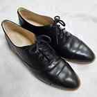 New Cole Haan Womens Size 8.5 B The Go-to Arden Black Leather Shoe Oxford W20348