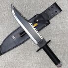 Rambo RB9294 Masterpiece First Blood Part II Bowie Fixed Blade Knife No Box