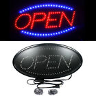 Ultra Bright LED Neon Light Animated Motion with ON/OFF OPEN Business Sign Oval