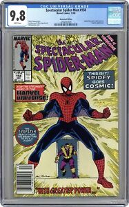 Spectacular Spider-Man Peter Parker #158N CGC 9.8 Newsstand 1989 4294833020