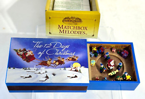 Mr. Christmas Matchbox Melodies 12 Days Of Christmas Music Box 2004     X2
