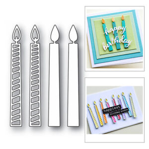 Candle Metal Cutting Dies DIY Scrapbooking Card Decoration Embossing Stencils