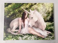 Anne Stokes Pure Heart Maiden Unicorn 7.5 X 10