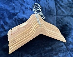 Great Deal on Cedar Wood Clothing Hangers from the Container Store (Pack of 5)