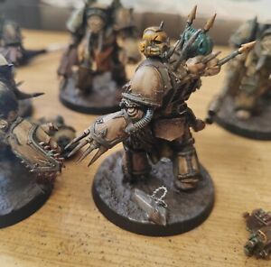 Very Well Painted Unique Chaos Space Marine Army Warhammer 40k