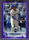 JULIO RODRIGUEZ ~ 2022 Topps Chrome Update Purple Refractor Rookie Card RC #150